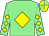 Light green, yellow diamond, yellow diamonds on sleeves, quartered cap (Robert Conway)