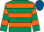 Emerald green & orange hoops, royal blue cap (John P McManus)