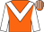 Orange, white chevron and sleeves, striped cap (Step By Step)