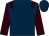 Dark blue, brown epaulets and sleeves (Miss K A Bartlett)