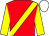 Red, yellow sash & sleeves, white cap (Mrs David McBratney)