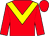 Red, yellow chevron, red cap (Steven Vaughan)