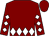 Maroon, white diamond belt, white diamonds on sleeves, maroon cap (D J Stable Llc And Cash Is King Llc)