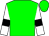 Green, white and black bars on sleeves, green cap (Sam Wilensky)