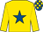Gold, royal blue star, royal blue and gold check cap (Ms Diamond)