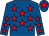 Royal blue, red stars, royal blue cap, red star (Sp9 Racing Club)