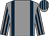 Grey, dark blue braces, striped sleeves and cap (Khalid Bin Ali Al Khalifa)