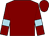 Maroon, light blue armlets (York Thoroughbred Racing & Partners)