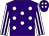 Purple, white spots, white and purple striped sleeves (North East Racehorses And Tony Whyte)