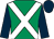 Emerald green, white cross belts, dark blue sleeves and cap (The Cosimo Syndicate)