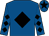 Royal blue, black diamond, diamonds on sleeves, royal blue cap, black star (Mr Colin Moore)