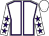 White, purple seams, white sleeves, purple stars, white cap (Harvey Lawrence Ltd)