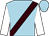 Light blue, brown sash, white sleeves, light blue cap (P G Davies)
