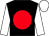 Black, red disc, white sleeves & cap (Thomas Donohoe)