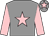 Grey, pink star & sleeves, pink star on cap (D Keoghan & Casey McLiney & B Parker)