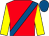 Red, royal blue sash, yellow sleeves, royal blue cap (Mr N Rodway & Partner)