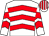 White & red chevrons, striped cap (Camillus Slevin)
