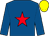 Royal blue, red star, yellow cap (William M Brown)