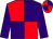 Purple & red quartered, purple sleeves, quartered cap (Cill Iseal Syndicate)