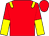 Red, yellow epaulets, halved sleeves (Mr W de Best-Turner)