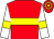 Red, yellow hoop, white sleeves, yellow armlets, red and yellow hooped cap (Mr R P C Hoad)