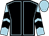 Black, light blue seams, light blue and black chevrons on sleeves, light blue cap (Auvray, Kelly, Law And Spratt)