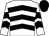 White, black chevrons, black cap (Hearty Racing)