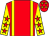 Red, yellow braces, yellow sleeves, red stars, red cap, yellow stars (Mrs Nikki Ead)