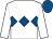 White, royal blue triple diamond, royal blue cap (Riverdance Consortium 2)