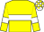 Yellow, white hoop and armlets, white and yellow check cap (K T Ivory & Michael Yarrow)