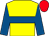 Yellow, royal blue hoop, royal blue sleeves, red cap (Dalcassians Syndicate)