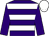 Purple & white hoops, purple sleeves, white cap (William Mangan)