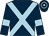 Dark blue, light blue cross belts and armlets, hooped cap (Mr G Bower)