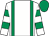 White, emerald green braces, hooped sleeves, emerald green cap (The Ploughmen Syndicate)