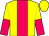 Yellow, fuchsia stripe, halved sleeves, yellow cap (Sean Tarry Racing (pty) Ltd)