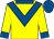 Yellow, royal blue chevron, collar, cuffs and cap (Al Adiyaat South Africa (pty) Ltd)