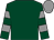 Dark green, grey hooped sleeves, grey cap (Cropredy Lawn Racing)