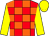 Red and orange check, yellow sleeves and cap (Star Pointe Ltd)
