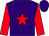 Purple, red star and sleeves (The Someday's Here Racing Partnership)