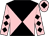 Pink & black diabolo, black diamonds on sleeves, black diamond on cap (Mrs Lisa Delany & Mrs Diane Flanagan)