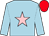 LIGHT BLUE, PINK star, RED cap (Mr David M Williams)