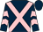Dark blue, pink cross belts, chevrons on sleeves (Mr S Cross)