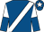 Royal blue, white sash, halved sleeves, white star on cap (Calypso Racing Syndicate)