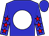 Blue, white disc, red stars on blue sleeves (Bonnie Wilson)