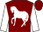 Maroon, White Horse, White Sleeves With Maroon 'bella Vista' (Bella Vista Farms)