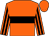 Orange, black hoop, striped sleeves, orange cap (Messrs P Moonsamy & G M Alexander)