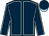 Dark blue, sky blue seams, dark blue cap, sky blue peak (Mr Lucky Houdalakis)