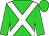 Lime, white cross sashes, lime cap (Cairoli Racing Stable And Magic Stables Llc)