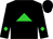 Black, lime and black diamond, lime diamond on sleeves, black cap (Edward Short)
