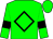 Green, Black Diamond Frame, Black Bars (River Bend Farm)
